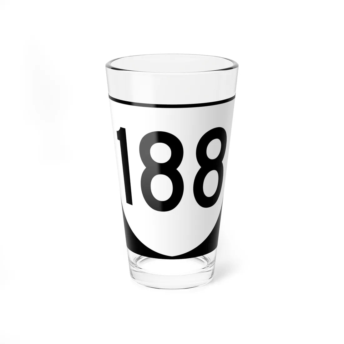 Virginia 188 (Virginia) (Road Sign) Pint Glss 16oz 16oz - Go Mug Yourself