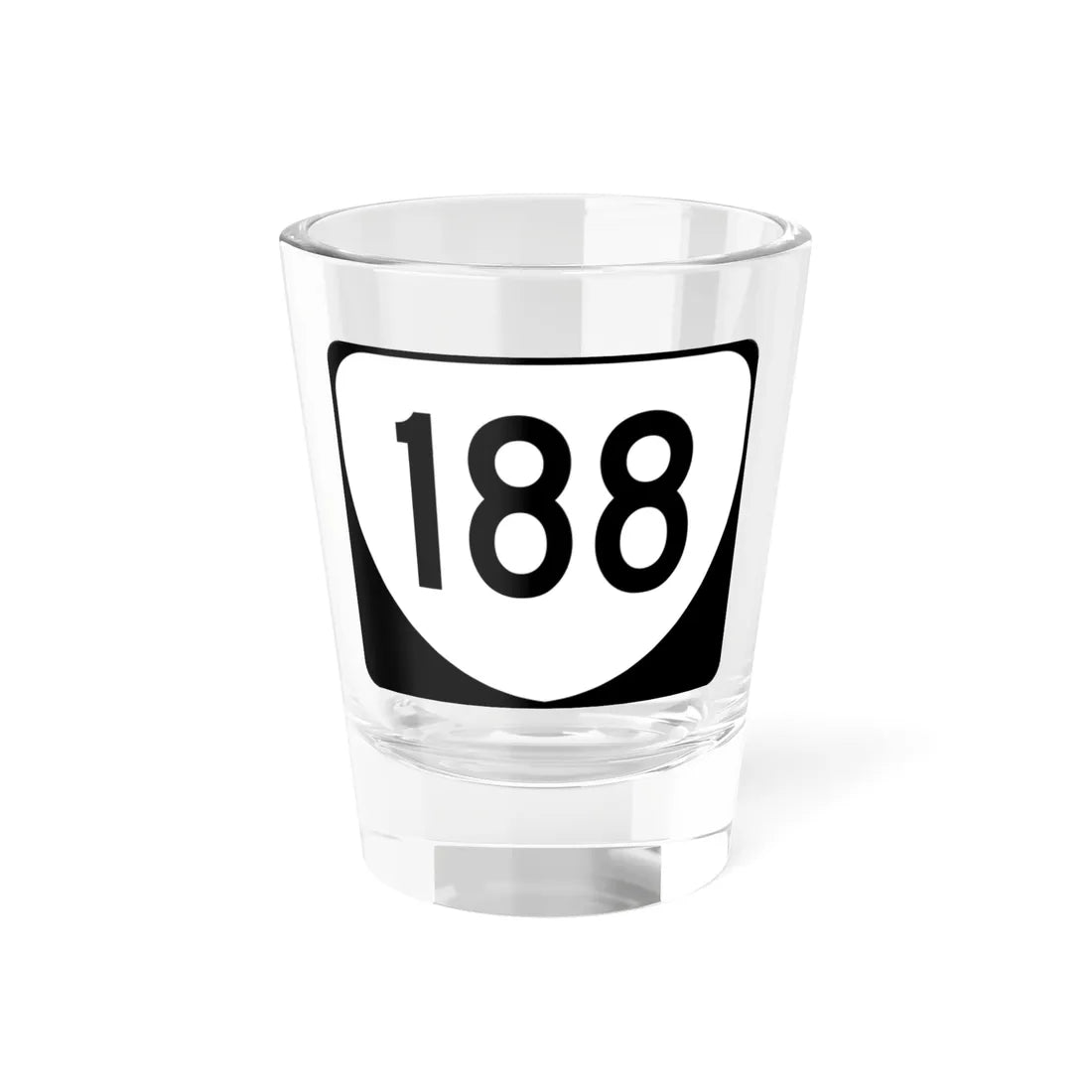 Virginia 188 (Virginia) (Road Sign) Shot Glass 1.5oz 1.5oz - Go Mug Yourself