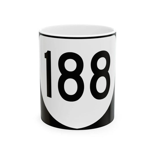 Virginia 188 (Virginia) (Road Sign) White Coffee Mug 11oz - Go Mug Yourself
