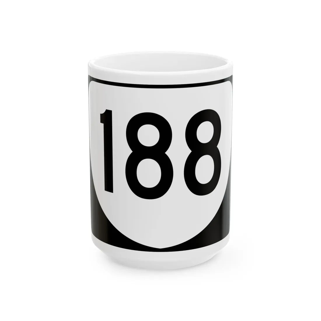 Virginia 188 (Virginia) (Road Sign) White Coffee Mug 15oz - Go Mug Yourself