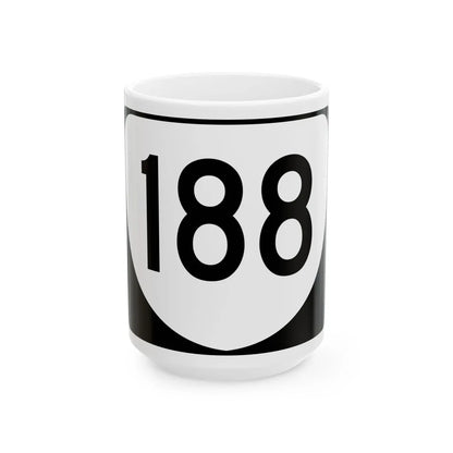 Virginia 188 (Virginia) (Road Sign) White Coffee Mug 15oz - Go Mug Yourself