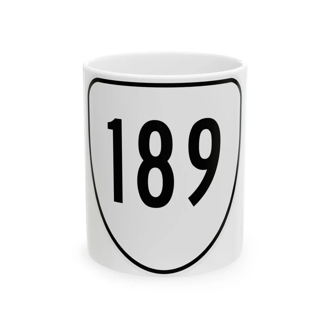 Virginia 189 1956 (Virginia) (Road Sign) White Coffee Mug 11oz - Go Mug Yourself