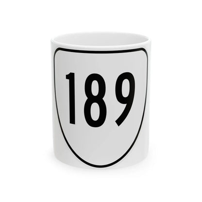 Virginia 189 1956 (Virginia) (Road Sign) White Coffee Mug 11oz - Go Mug Yourself