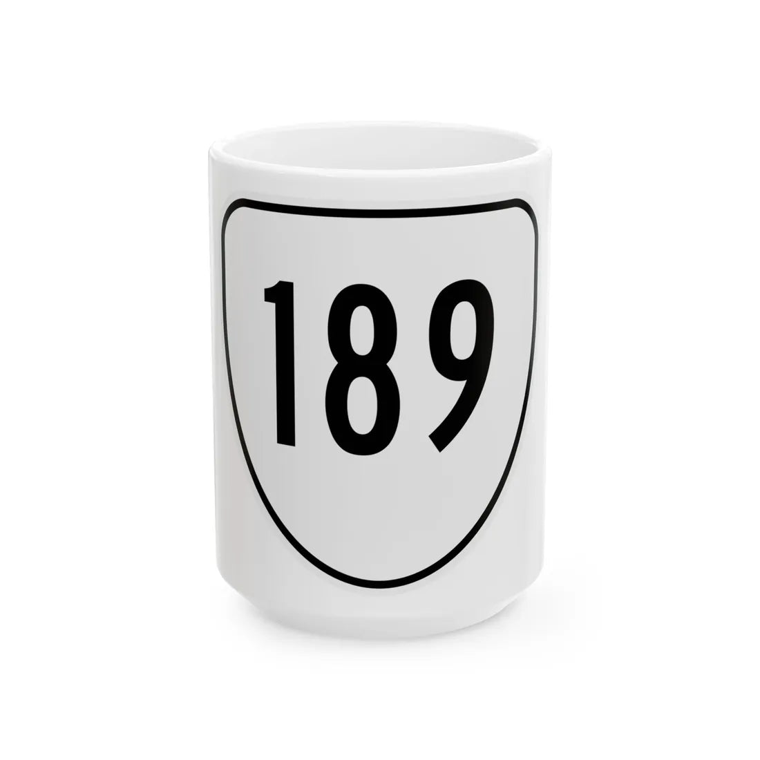 Virginia 189 1956 (Virginia) (Road Sign) White Coffee Mug 15oz - Go Mug Yourself