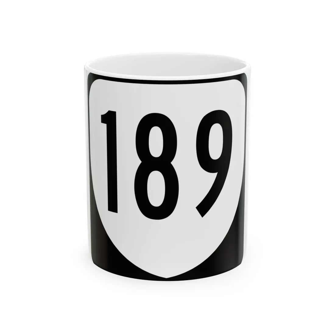 Virginia 189 1980 (Virginia) (Road Sign) White Coffee Mug 11oz - Go Mug Yourself