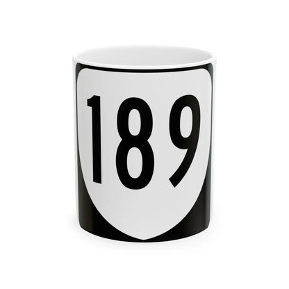Virginia 189 1980 (Virginia) (Road Sign) White Coffee Mug 11oz - Go Mug Yourself