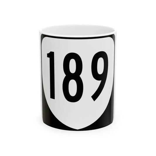 Virginia 189 1980 (Virginia) (Road Sign) White Coffee Mug 11oz - Go Mug Yourself