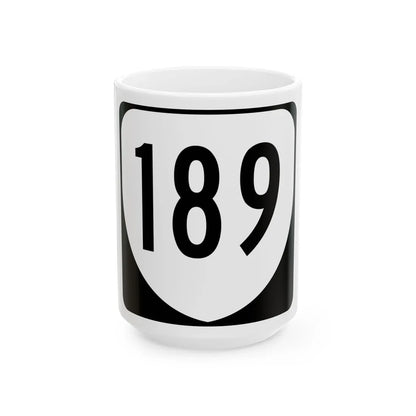 Virginia 189 1980 (Virginia) (Road Sign) White Coffee Mug 15oz - Go Mug Yourself