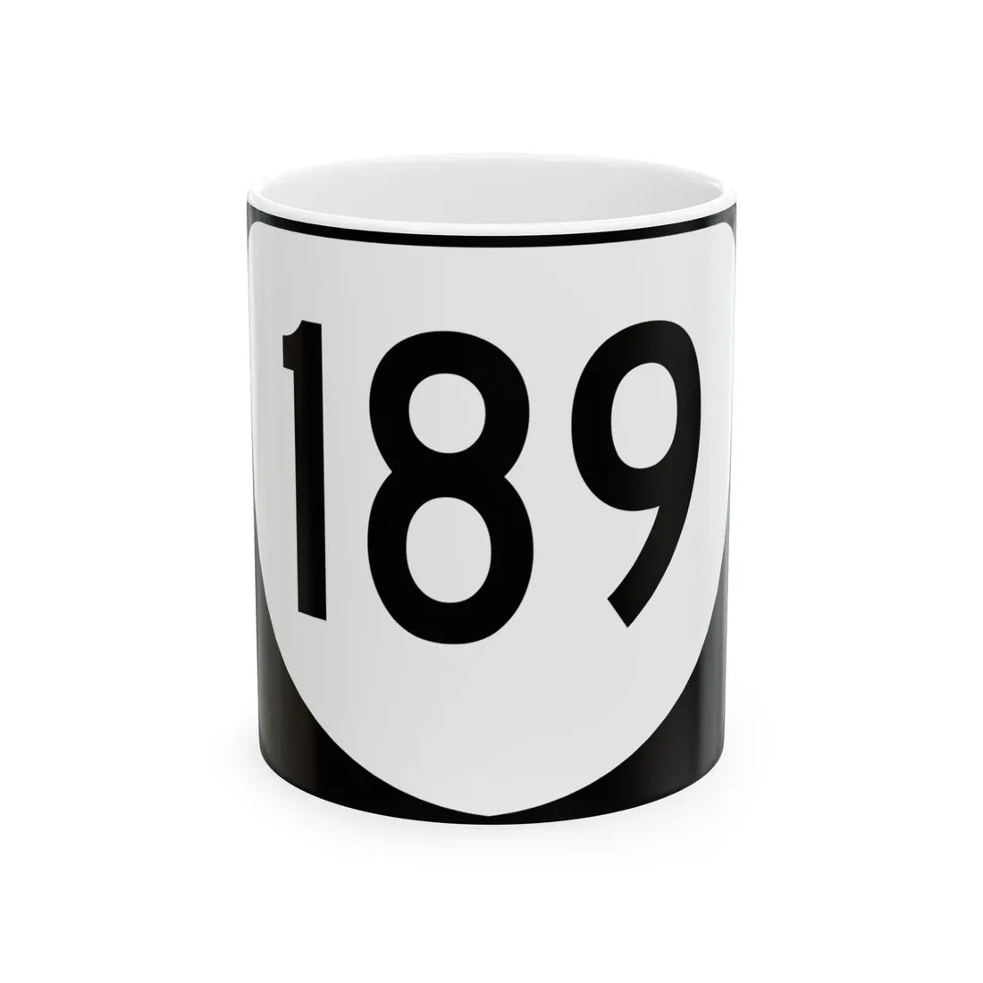 Virginia 189 (Virginia) (Road Sign) White Coffee Mug 11oz - Go Mug Yourself