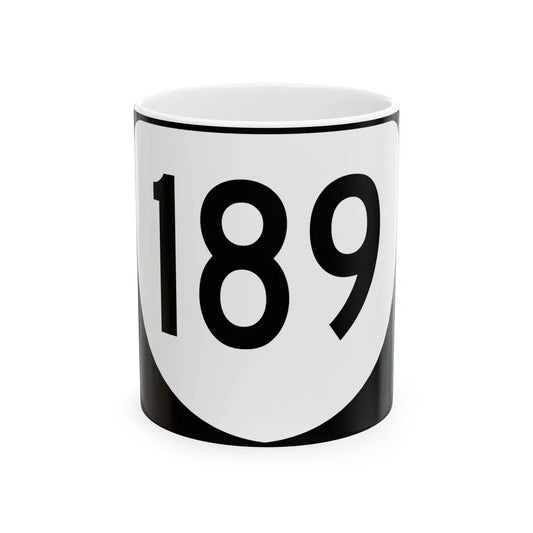 Virginia 189 (Virginia) (Road Sign) White Coffee Mug 11oz - Go Mug Yourself