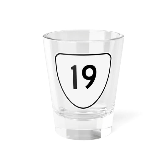 Virginia 19 1956 (Virginia) (Road Sign) Shot Glass 1.5oz 1.5oz - Go Mug Yourself