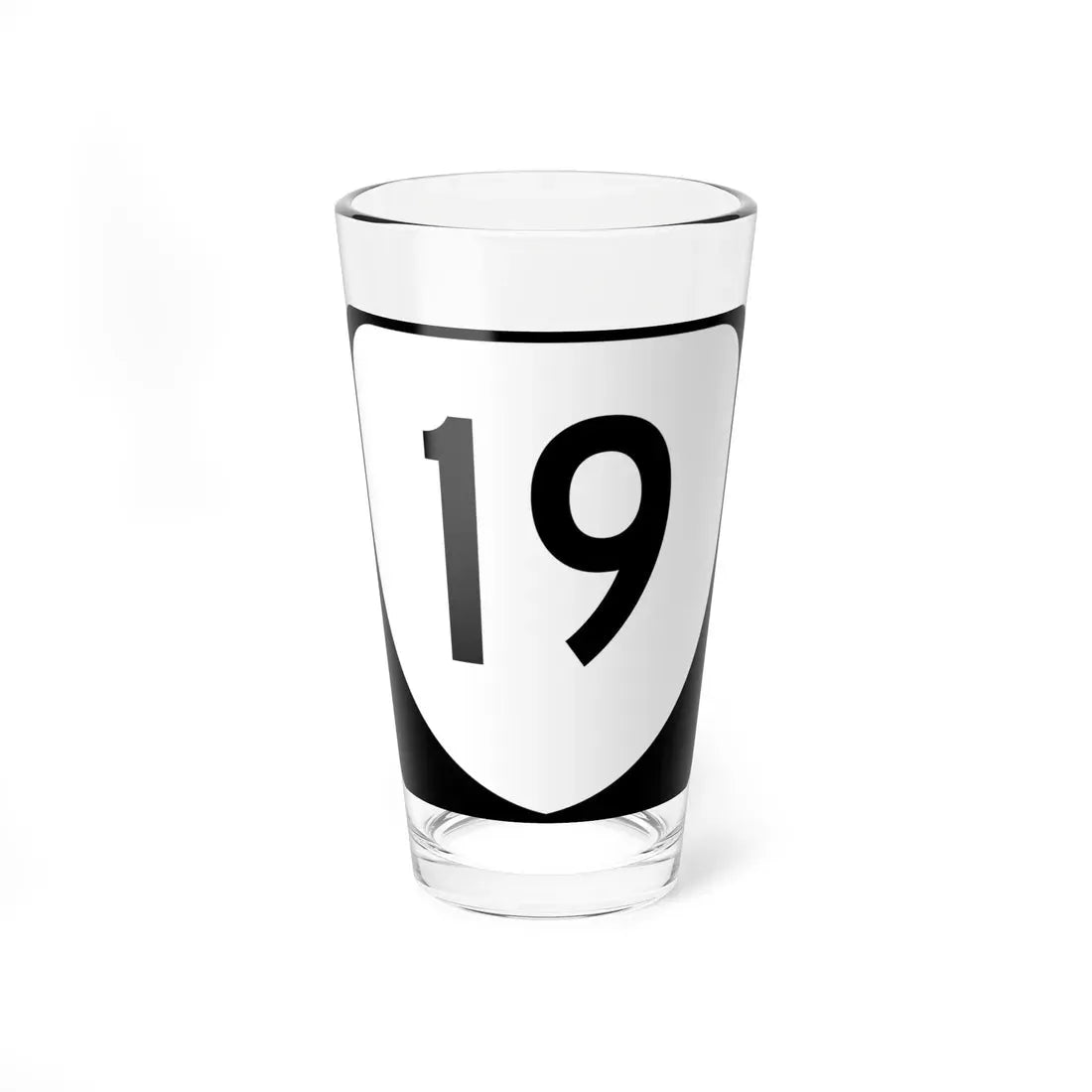 Virginia 19 (Virginia) (Road Sign) Pint Glass 16oz 16oz - Go Mug Yourself
