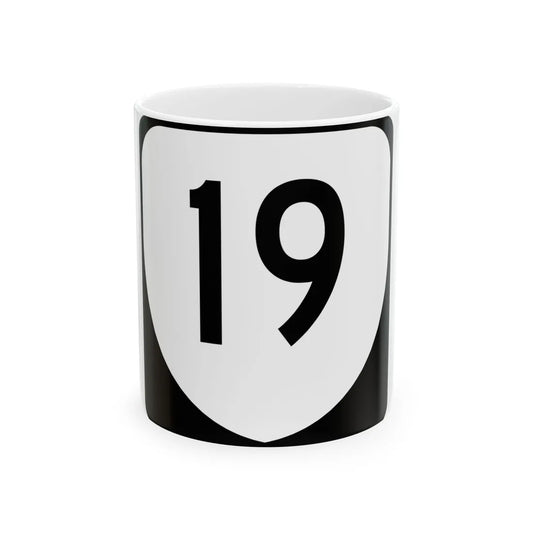 Virginia 19 (Virginia) (Road Sign) White Coffee Mug 11oz - Go Mug Yourself