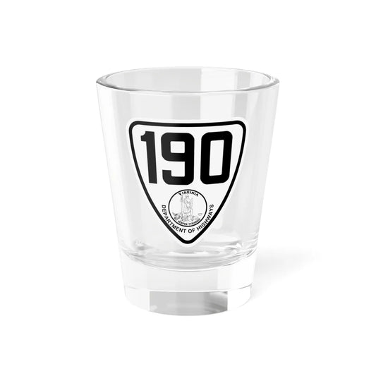 Virginia 190 1924 (Virginia) (Road Sign) Shot Glass 1.5oz 1.5oz - Go Mug Yourself