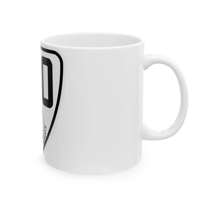 Virginia 190 1924 (Virginia) (Road Sign) White Coffee Mug - Go Mug Yourself
