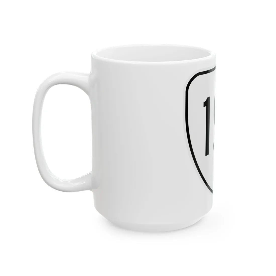 Virginia 190 1956 (Virginia) (Road Sign) White Coffee Mug - Go Mug Yourself