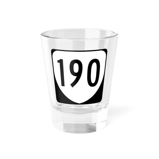 Virginia 190 1980 (Virginia) (Road Sign) Shot Glass 1.5oz 1.5oz - Go Mug Yourself