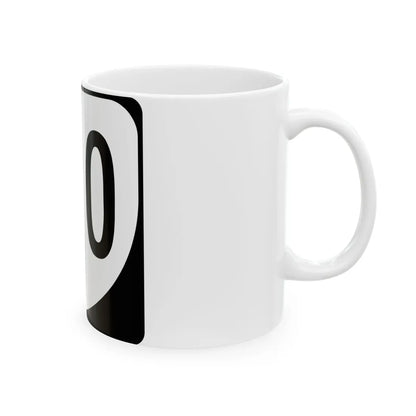 Virginia 190 1980 (Virginia) (Road Sign) White Coffee Mug - Go Mug Yourself
