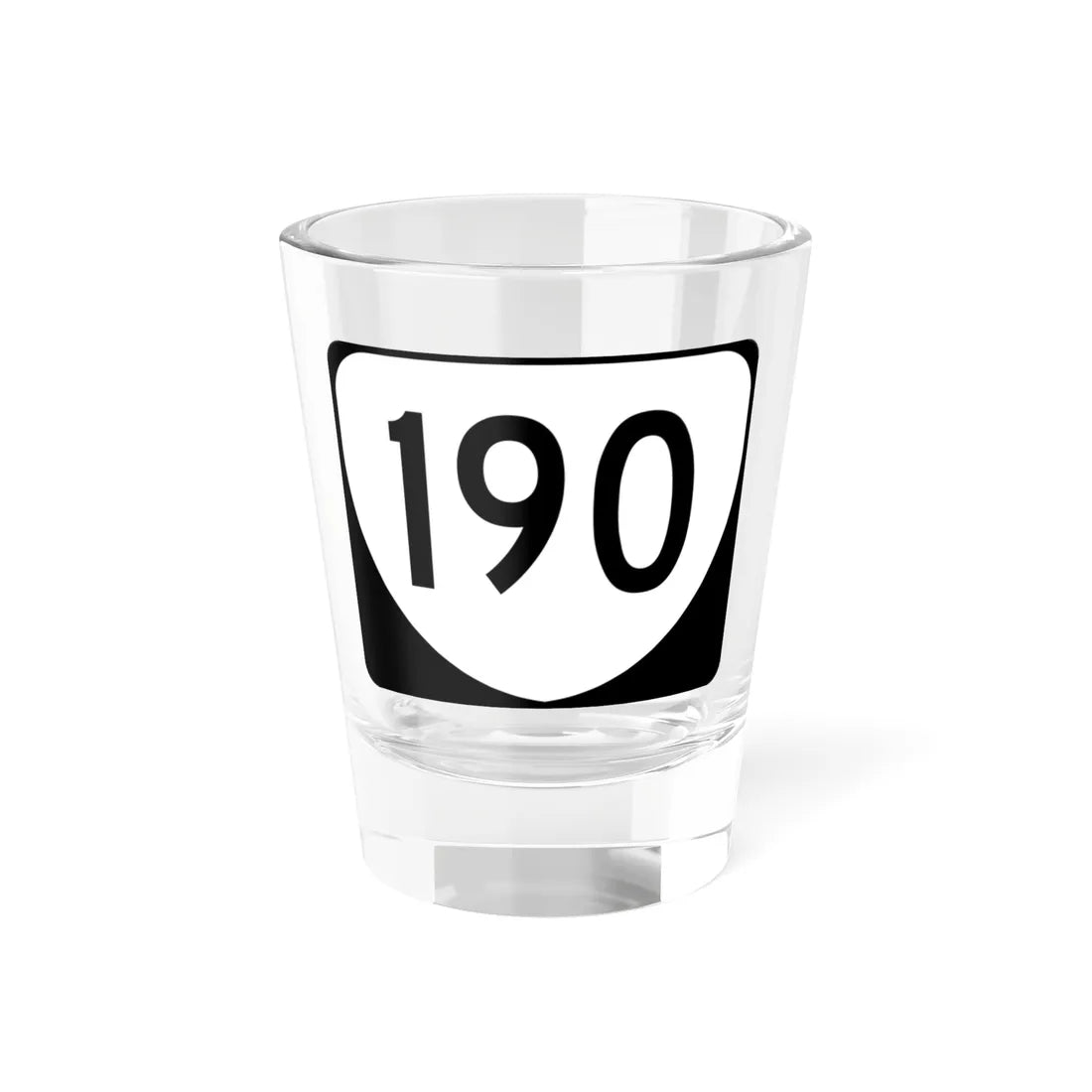 Virginia 190 (Virginia) (Road Sign) Shot Glass 1.5oz 1.5oz - Go Mug Yourself