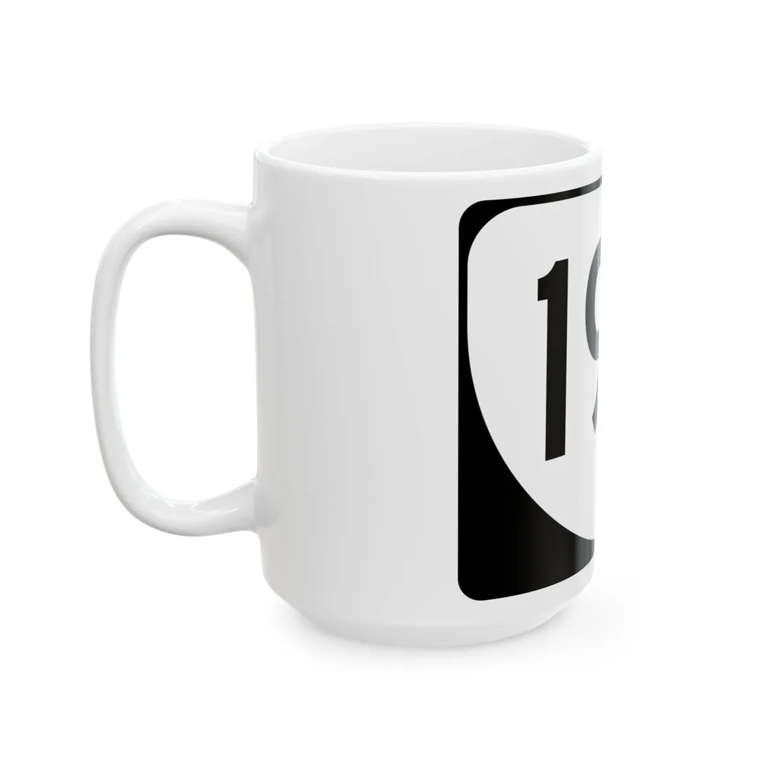 Virginia 190 (Virginia) (Road Sign) White Coffee Mug - Go Mug Yourself