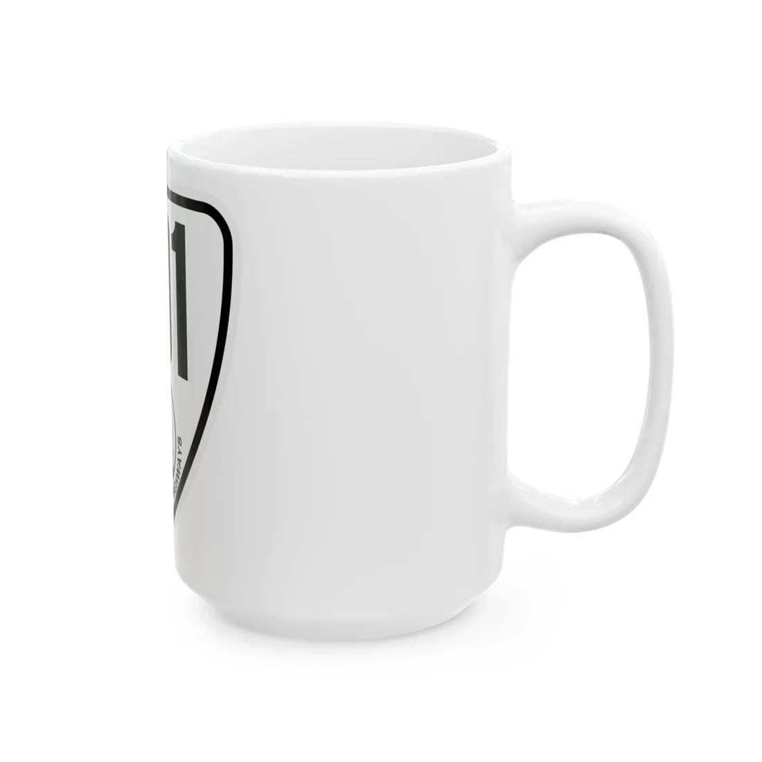 Virginia 191 1924 (Virginia) (Road Sign) White Coffee Mug - Go Mug Yourself