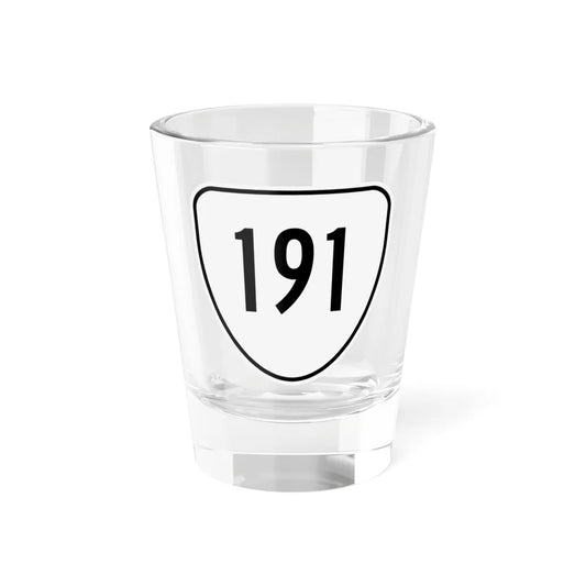 Virginia 191 1956 (Virginia) (Road Sign) Shot Glass 1.5oz 1.5oz - Go Mug Yourself