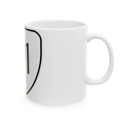 Virginia 191 1956 (Virginia) (Road Sign) White Coffee Mug - Go Mug Yourself