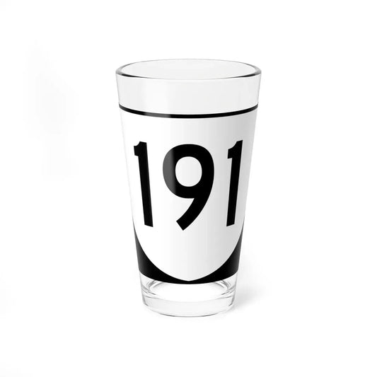 Virginia 191 (Virginia) (Road Sign) Pint Glass 16oz 16oz - Go Mug Yourself