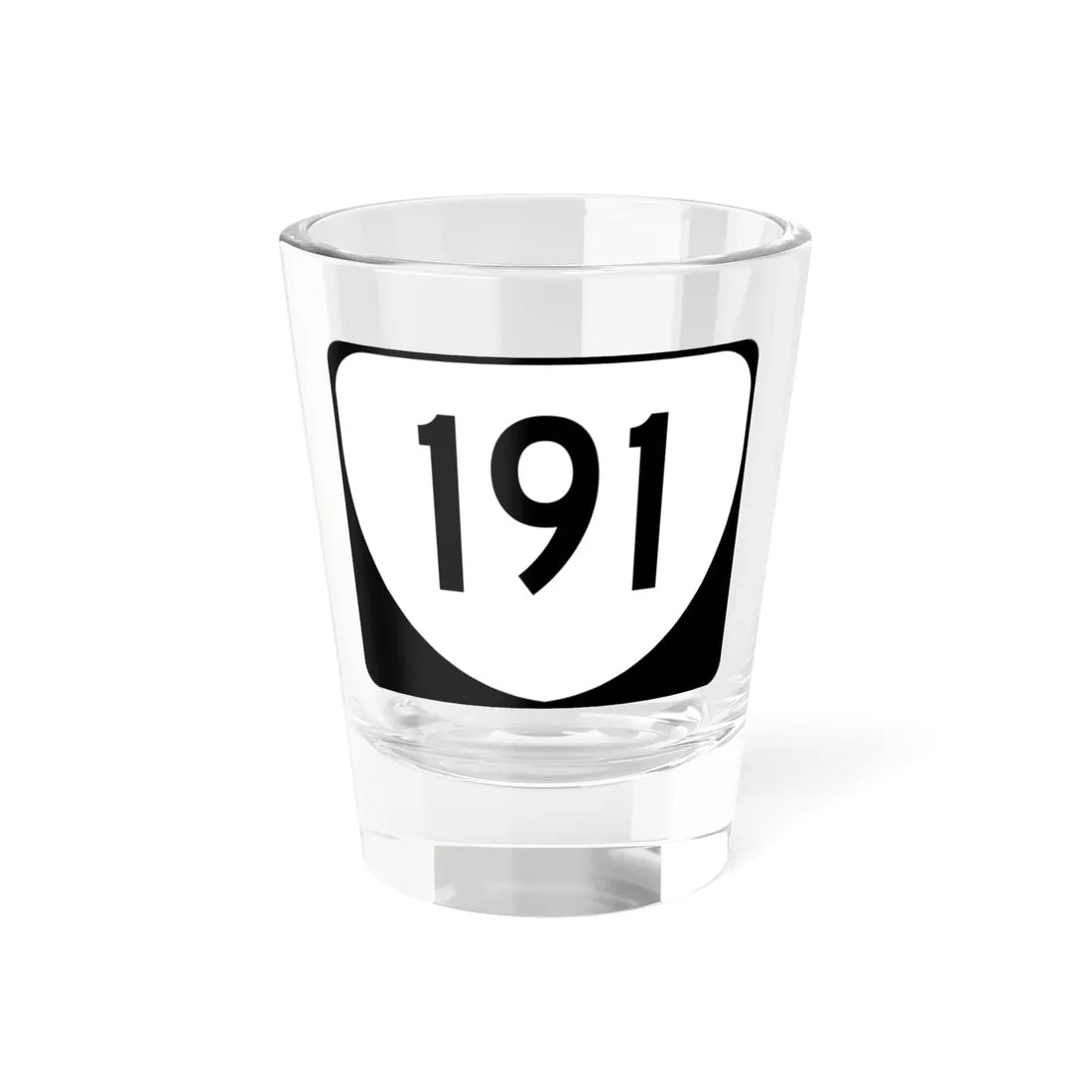 Virginia 191 (Virginia) (Road Sign) Shot Glass 1.5oz 1.5oz - Go Mug Yourself