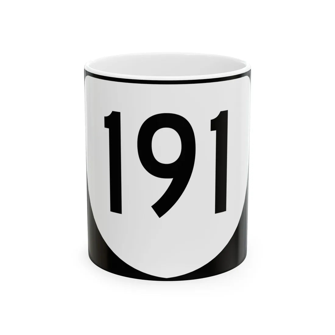 Virginia 191 (Virginia) (Road Sign) White Coffee Mug 11oz - Go Mug Yourself