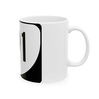 Virginia 191 (Virginia) (Road Sign) White Coffee Mug - Go Mug Yourself
