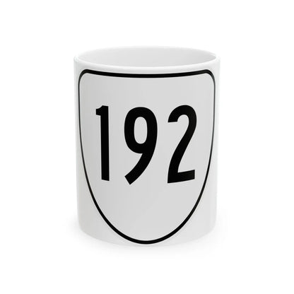 Virginia 192 1956 (Virginia) (Road Sign) White Coffee Mug 11oz - Go Mug Yourself