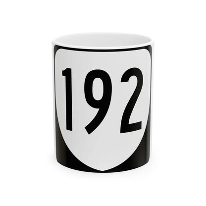 Virginia 192 1980 (Virginia) (Road Sign) White Coffee Mug 11oz - Go Mug Yourself