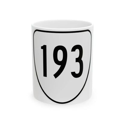 Virginia 193 1956 (Virginia) (Road Sign) White Coffee Mug 11oz - Go Mug Yourself