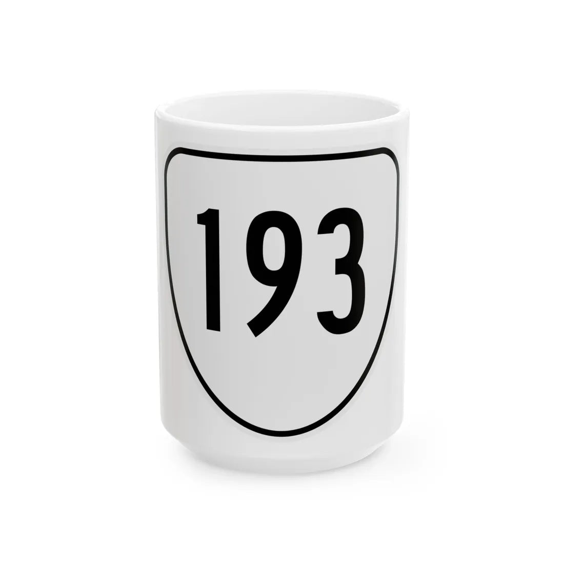 Virginia 193 1956 (Virginia) (Road Sign) White Coffee Mug 15oz - Go Mug Yourself
