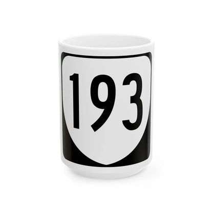 Virginia 193 1980 (Virginia) (Road Sign) White Coffee Mug 15oz - Go Mug Yourself