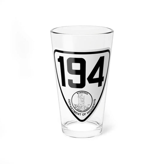 Virginia 194 1924 (Virginia) (Road Sign) Pint Glass 16oz 16oz - Go Mug Yourself