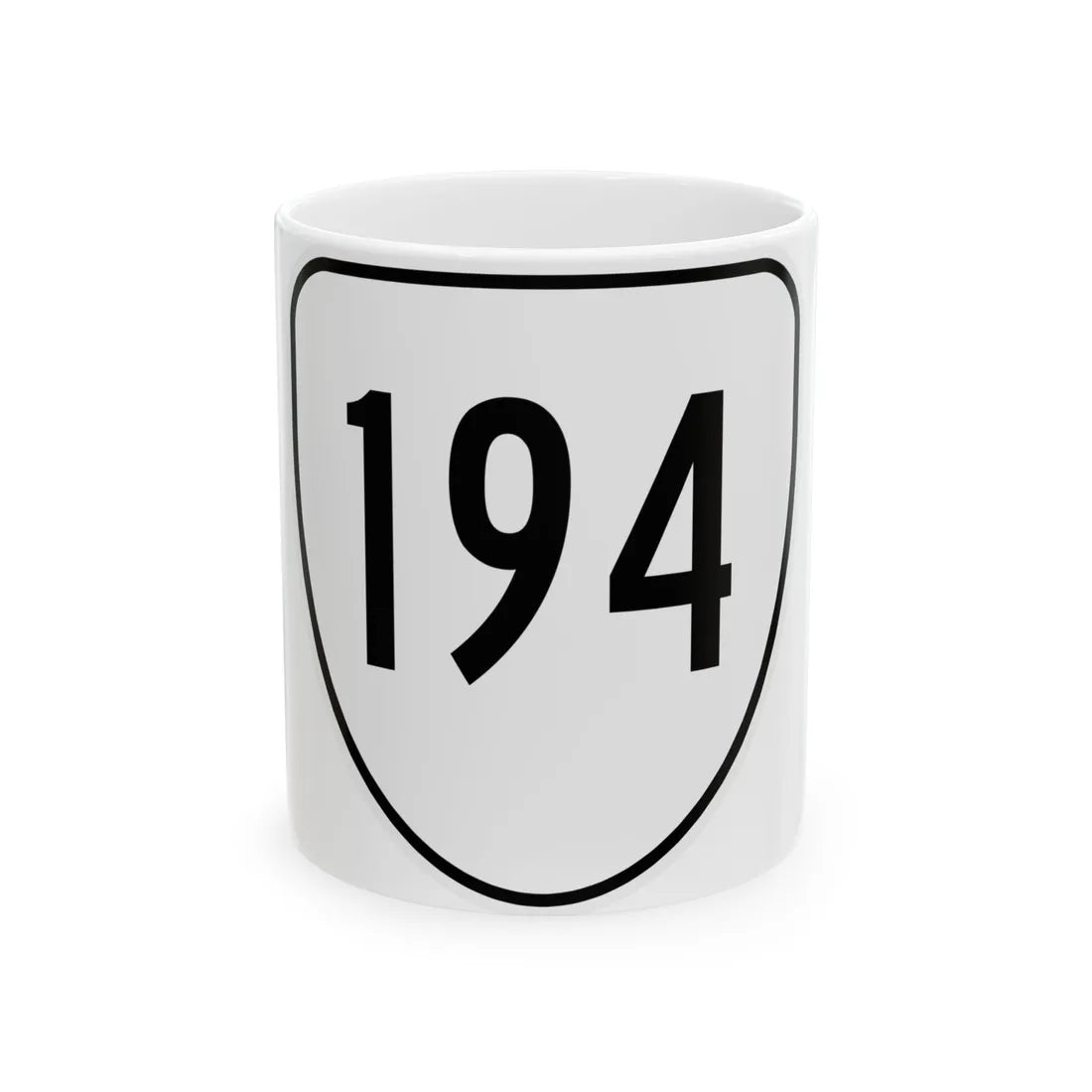 Virginia 194 1956 (Virginia) (Road Sign) White Coffee Mug 11oz - Go Mug Yourself