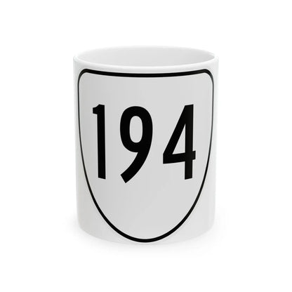 Virginia 194 1956 (Virginia) (Road Sign) White Coffee Mug 11oz - Go Mug Yourself