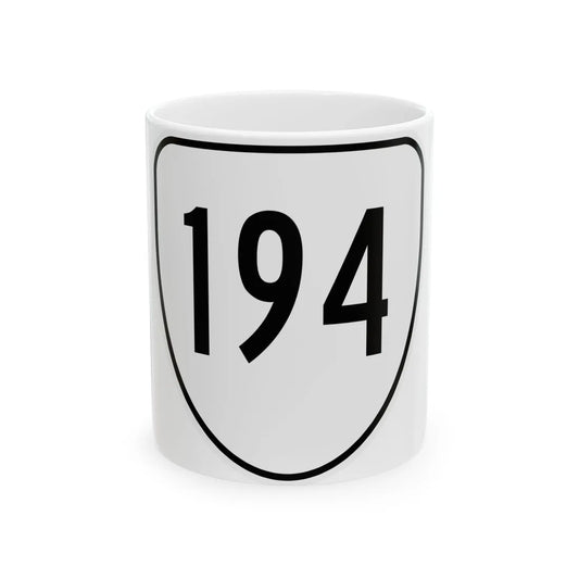 Virginia 194 1956 (Virginia) (Road Sign) White Coffee Mug 11oz - Go Mug Yourself