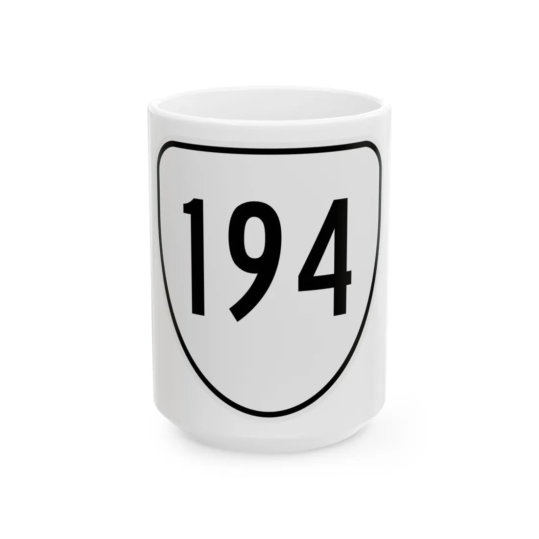 Virginia 194 1956 (Virginia) (Road Sign) White Coffee Mug 15oz - Go Mug Yourself