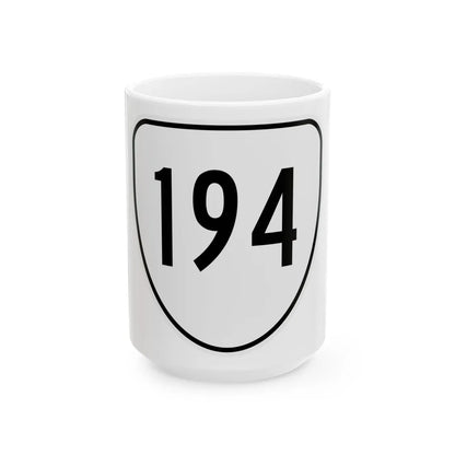 Virginia 194 1956 (Virginia) (Road Sign) White Coffee Mug 15oz - Go Mug Yourself