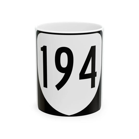 Virginia 194 1980 (Virginia) (Road Sign) White Coffee Mug 11oz - Go Mug Yourself