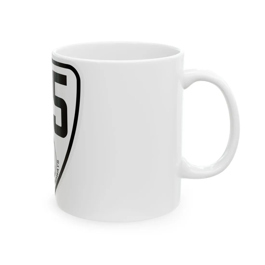 Virginia 195 1924 (Virginia) (Road Sign) White Coffee Mug - Go Mug Yourself