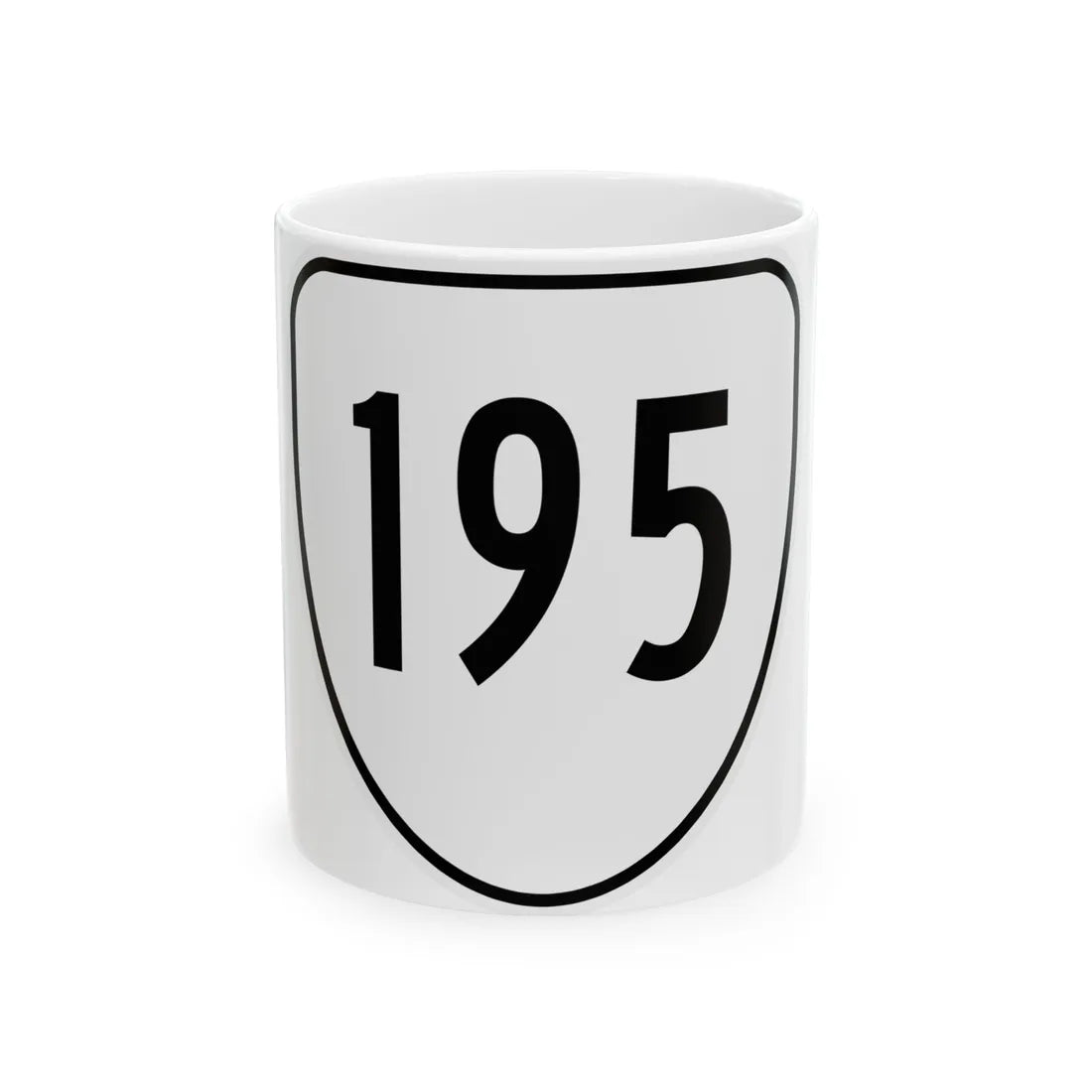 Virginia 195 1956 (Virginia) (Road Sign) White Coffee Mug 11oz - Go Mug Yourself