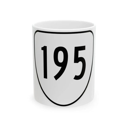 Virginia 195 1956 (Virginia) (Road Sign) White Coffee Mug 11oz - Go Mug Yourself