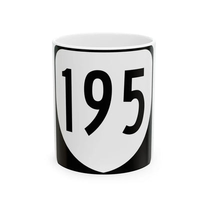Virginia 195 1980 (Virginia) (Road Sign) White Coffee Mug 11oz - Go Mug Yourself