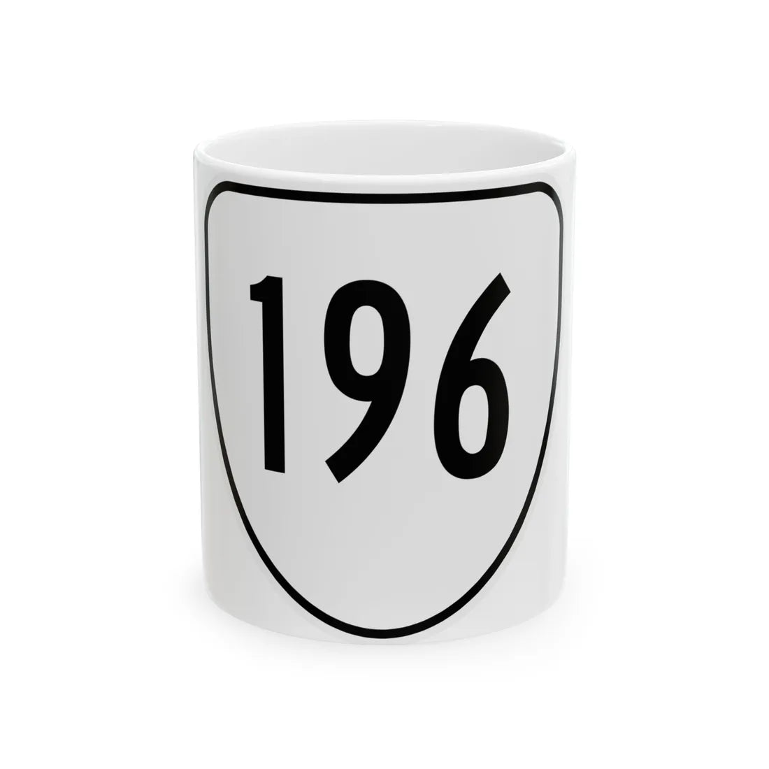 Virginia 196 1956 (Virginia) (Road Sign) White Coffee Mug 11oz - Go Mug Yourself