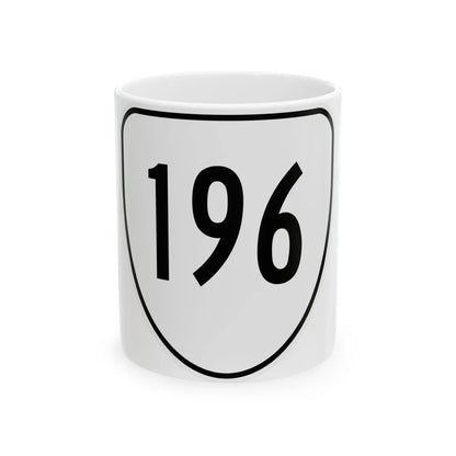 Virginia 196 1956 (Virginia) (Road Sign) White Coffee Mug 11oz - Go Mug Yourself