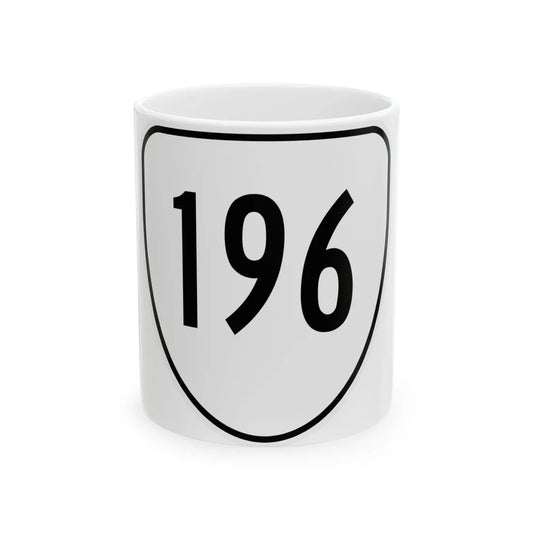 Virginia 196 1956 (Virginia) (Road Sign) White Coffee Mug 11oz - Go Mug Yourself